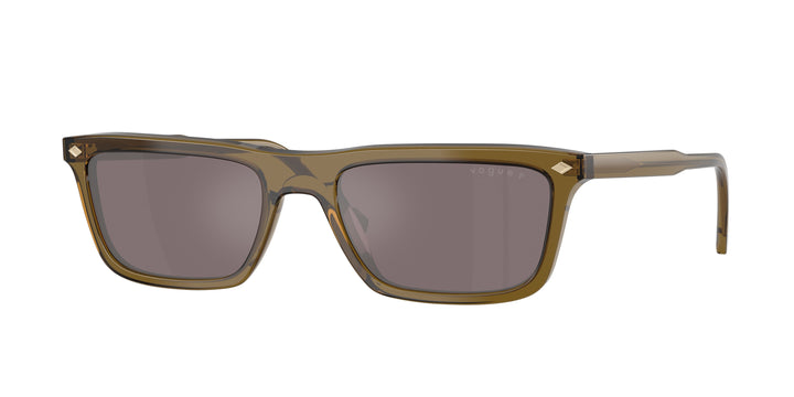 Vogue Vo5687S 3260LB Verde Olivo Traslúcido / Rosa y Plateado Espejado