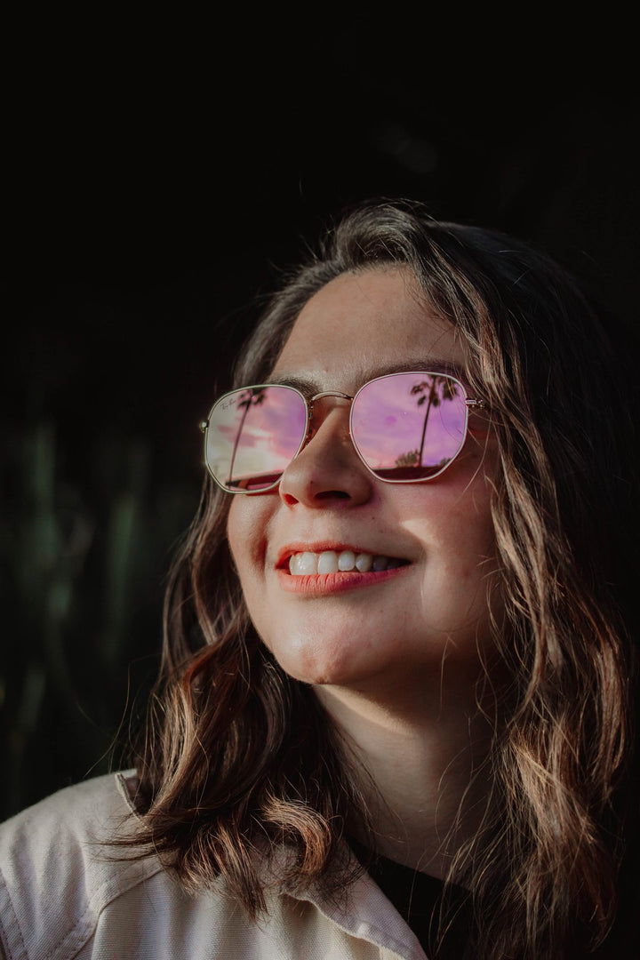 Foto real Reval - RAY BAN HEXAGONAL RB3548N - RB3548n Rosa espejo Hexagonal - _MG_4450.jpg