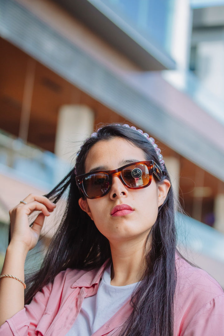 Foto real Reval - RAY BAN MEGA WAYFARER RB0840S - Mega wayfarer Cafe RB0840S - _MG_5439.jpg