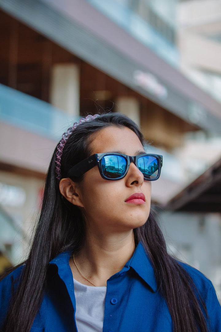 Foto real Reval - RAY BAN MEGA WAYFARER RB0840S - Mega wayfarer azul espejo RB0840S - _MG_5449.jpg