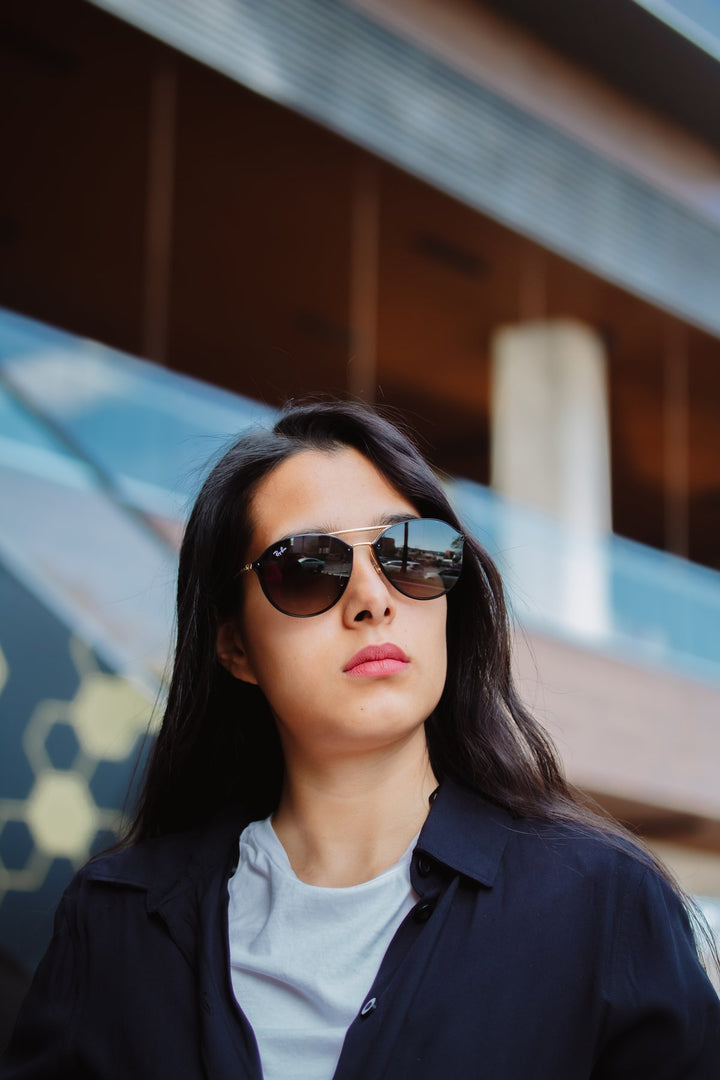 Foto real Reval - RAY BAN BLAZE DOUBLE BRIDGE RB4292N - Blaze double bridge Rb4292 negro dorado - _MG_5483.jpg