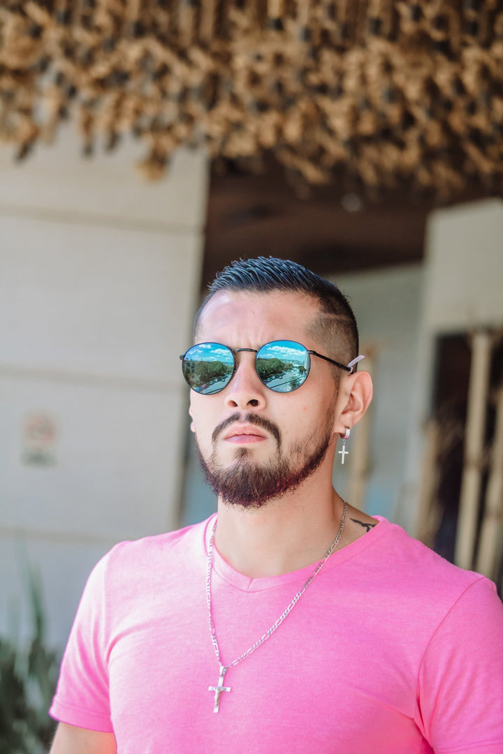 Foto real Reval - RAY BAN NEW ROUND RB3637 - ray ban new round azul espejo 7 negro - _MG_5697.jpg