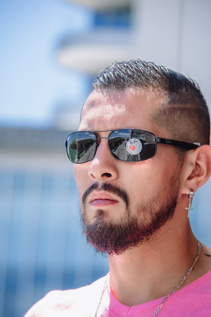 Foto real Reval - RAY BAN  MEGA WAYFARER POLARIZADO RB0840S - ray ban negro polarizado - _MG_5740.jpg