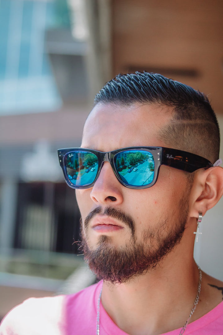 Foto real Reval - RAY BAN MEGA WAYFARER RB0840S - Mega wayfarer azul espejo RB0840S - _MG_5808.jpg