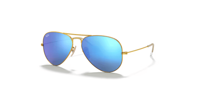 RAY BAN RB3025 112/17 AVIATOR LARGE METAL AZUL ESPEJO
