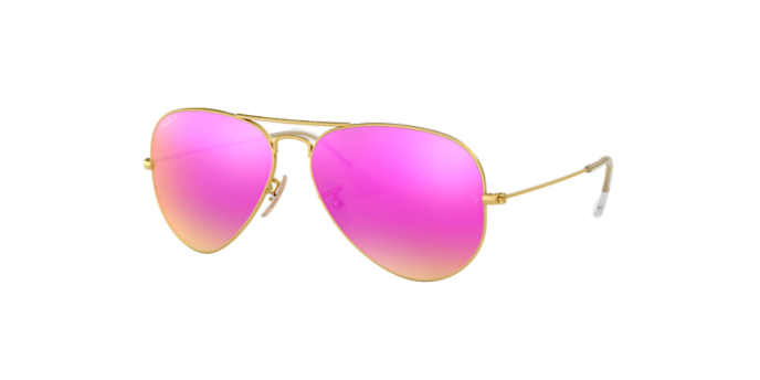 RAY BAN RB3025 112/4Q AVIATOR LARGE METAL ROSA