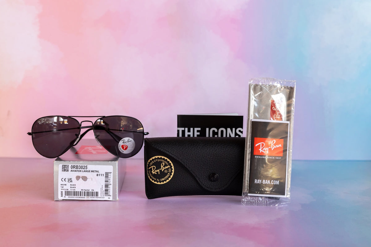 Lo que recibes - RAY BAN AVIATOR LARGE METAL POLARIZADO RB3025