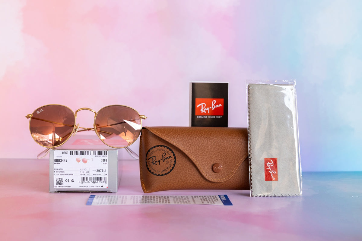 Lo que recibes - RAY BAN ROUND METAL RB3447N