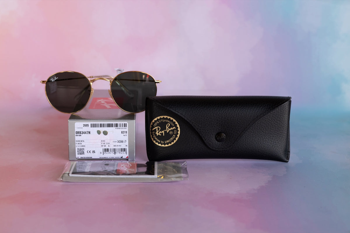 Lo que recibes - RAY BAN ROUND METAL RB3447N