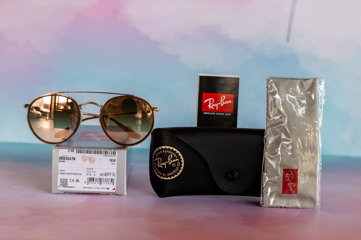 Lo que recibes - RAY BAN ROUND DOUBLE BRIDGE RB3647N