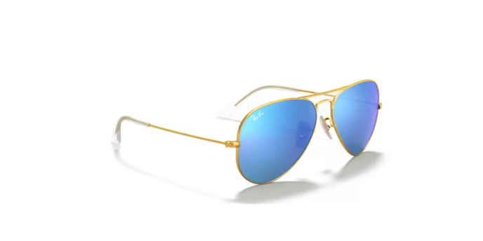 RAY BAN RB3025 112/17 AVIATOR LARGE METAL AZUL ESPEJO