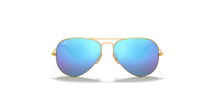 RAY BAN RB3025 112/17 AVIATOR LARGE METAL AZUL ESPEJO
