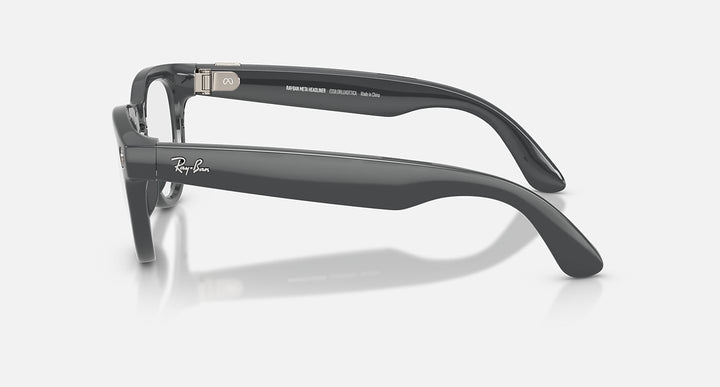 Ray-Ban Meta Headliner Gen 2 RW4013 6702CE 50 Gris Asteroide Transitions Esmeralda - vista lateral