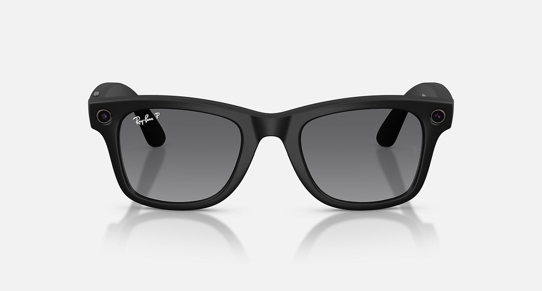 Ray-Ban Meta Wayfarer Gen 2 RW4012 601ST3 53 Negro Mate Grafito Degradado Polarizado - vista frontal