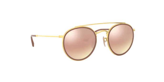 RAY BAN RB3647N ROUND DOUBLE BRIDGE ROSA ESPEJO