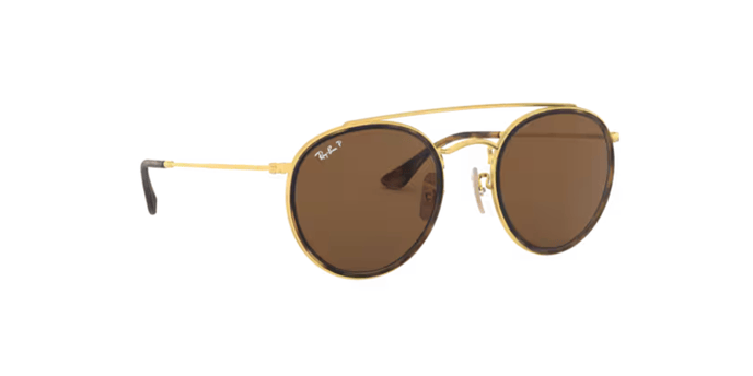 RAY BAN RB3647N ROUND DOUBLE BRIDGE CAFÉ