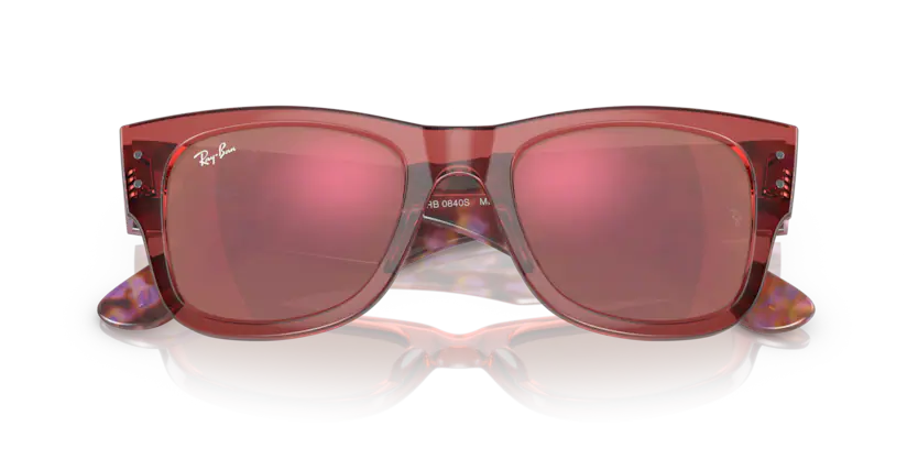 RAY BAN RB0840S 66372K MEGA WAYFARER ROSA TRASLÚCIDO
