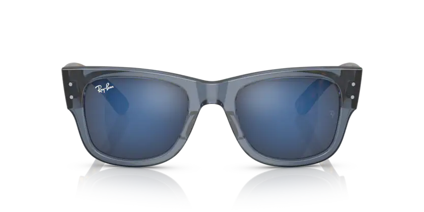 RAY BAN 0RB0840S 663804 MEGA WAYFARER AZUL TRASLÚCIDO