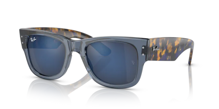 RAY BAN 0RB0840S 663804 MEGA WAYFARER AZUL TRASLÚCIDO