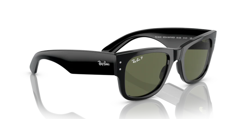 RAY BAN RB0840S 901/58 MEGA WAYFARER NEGRO POLARIZADO