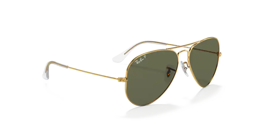 RAY BAN RB3025 001/58 AVIATOR LARGE METAL DORADO POLARIZADO