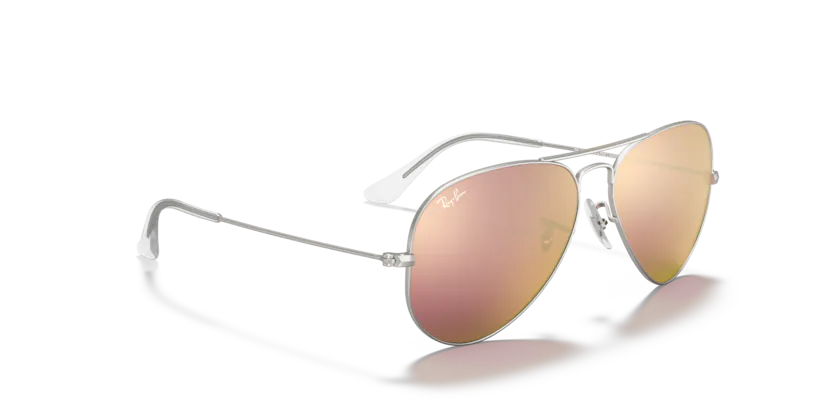 RAY BAN RB3025 019/Z2 AVIATOR LARGE METAL PLATEADO