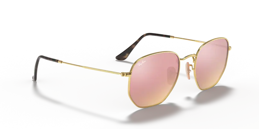 RAY BAN RB3548N 001/Z2 HEXAGONAL FLAT LENSES