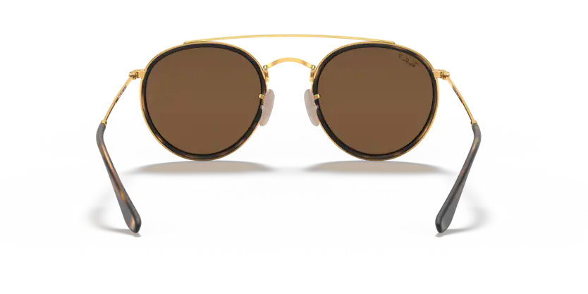 RAY BAN RB3647N 001/57 ROUND DOUBLE BRIDGE DORADO POLARIZADO