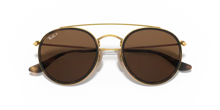 RAY BAN ROUND DOUBLE BRIDGE  POLARIZADO RB3647N