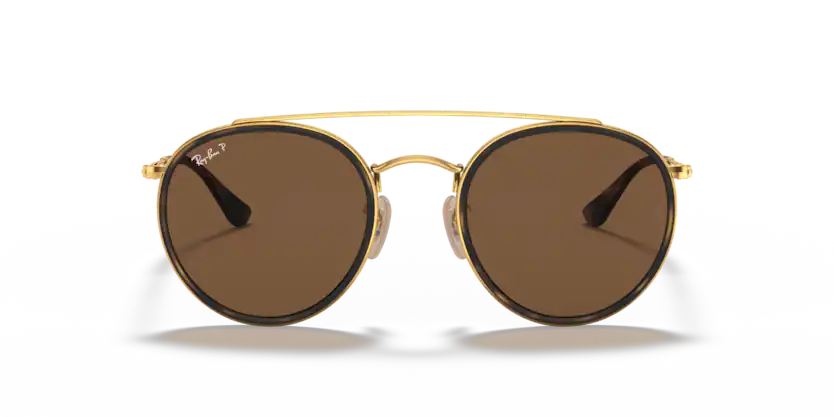 RAY BAN ROUND DOUBLE BRIDGE  POLARIZADO RB3647N