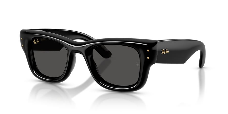 Ray-Ban Wayfarer Puffer RB4940 Ultra Negro, vista tres cuartos